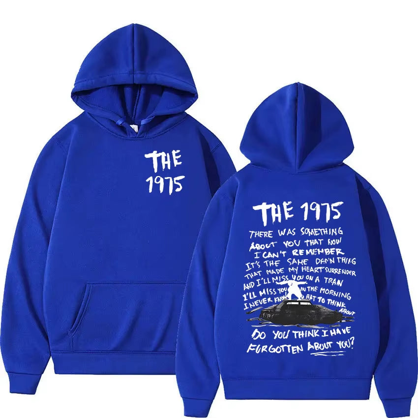Retro the 1975 about You Print Hoodie Men'S Hip Hop Gothic Pullover Sweatshirt Casual Fashion Oversized Hooded Unisex Streetwear
