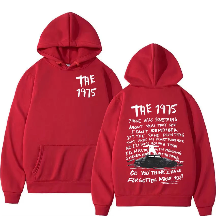 Retro the 1975 about You Print Hoodie Men'S Hip Hop Gothic Pullover Sweatshirt Casual Fashion Oversized Hooded Unisex Streetwear