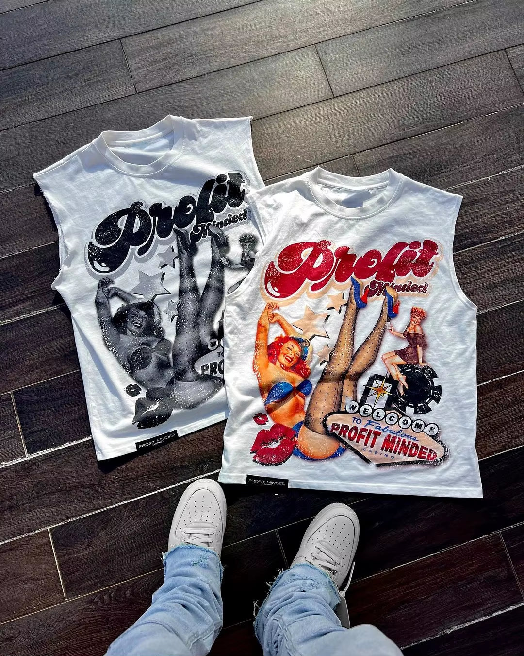 Streetwear Short Sleeved Harajuku Hip-Hop Retro Sleeveless T Shirt Men and Women Y2K Punk Casual Loose T Shirt Trendy Summer Top