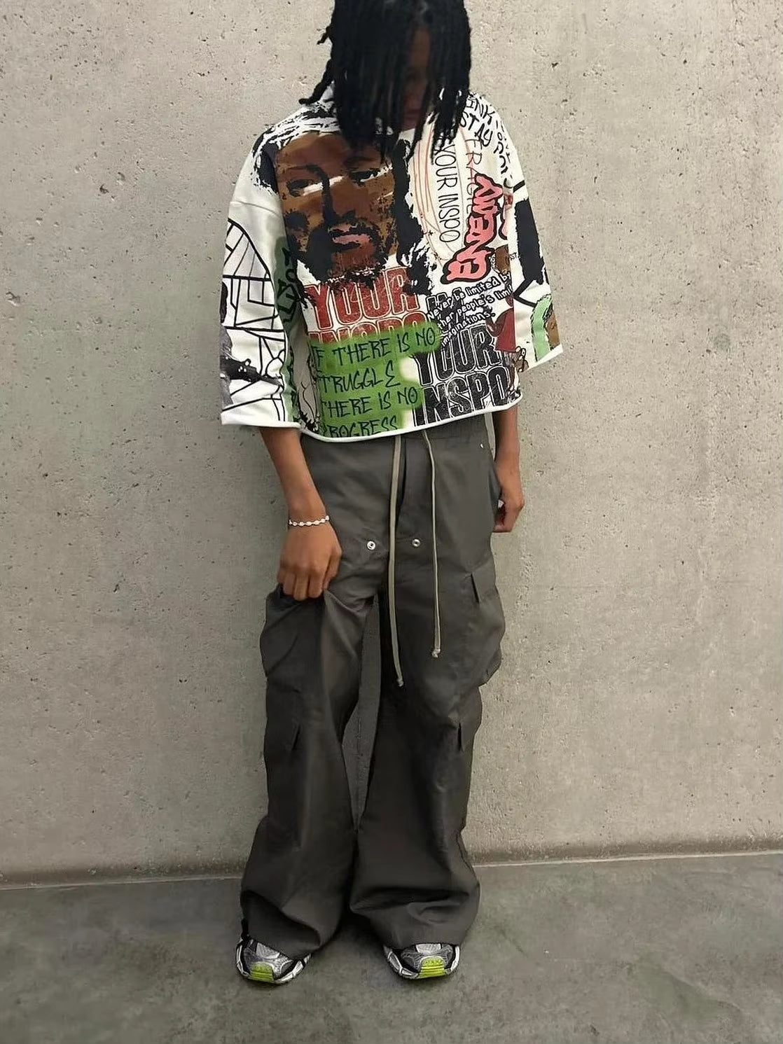 New Harajuku Oversized Cotton Short Sleeve Tops Y2K T Shirt Retro Hip Hop Print Graphic T Shirts Mens and Womens Rock Streetwear