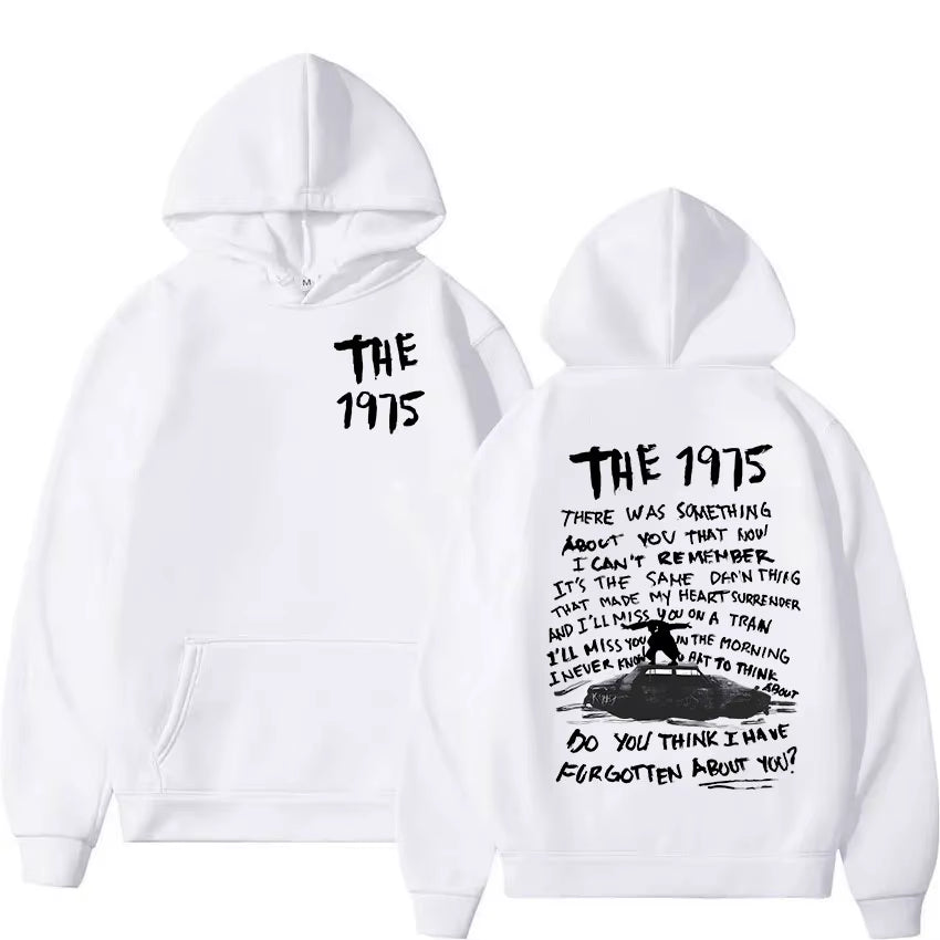 Retro the 1975 about You Print Hoodie Men'S Hip Hop Gothic Pullover Sweatshirt Casual Fashion Oversized Hooded Unisex Streetwear